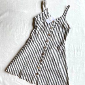 Mittoshop Button Front Dress Medium NWT